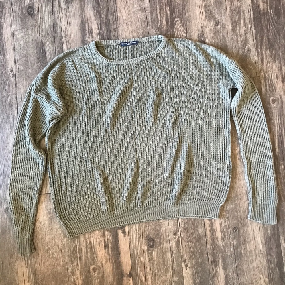 Green Knit Sweater